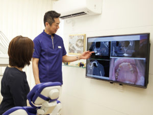 テレスコープシステムの入れ歯を作る際の診断